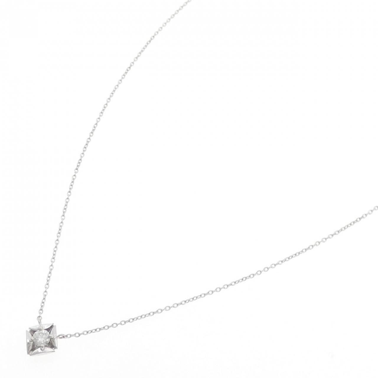 PT900/PT850 ダイヤモンド ネックレス 0.14CT