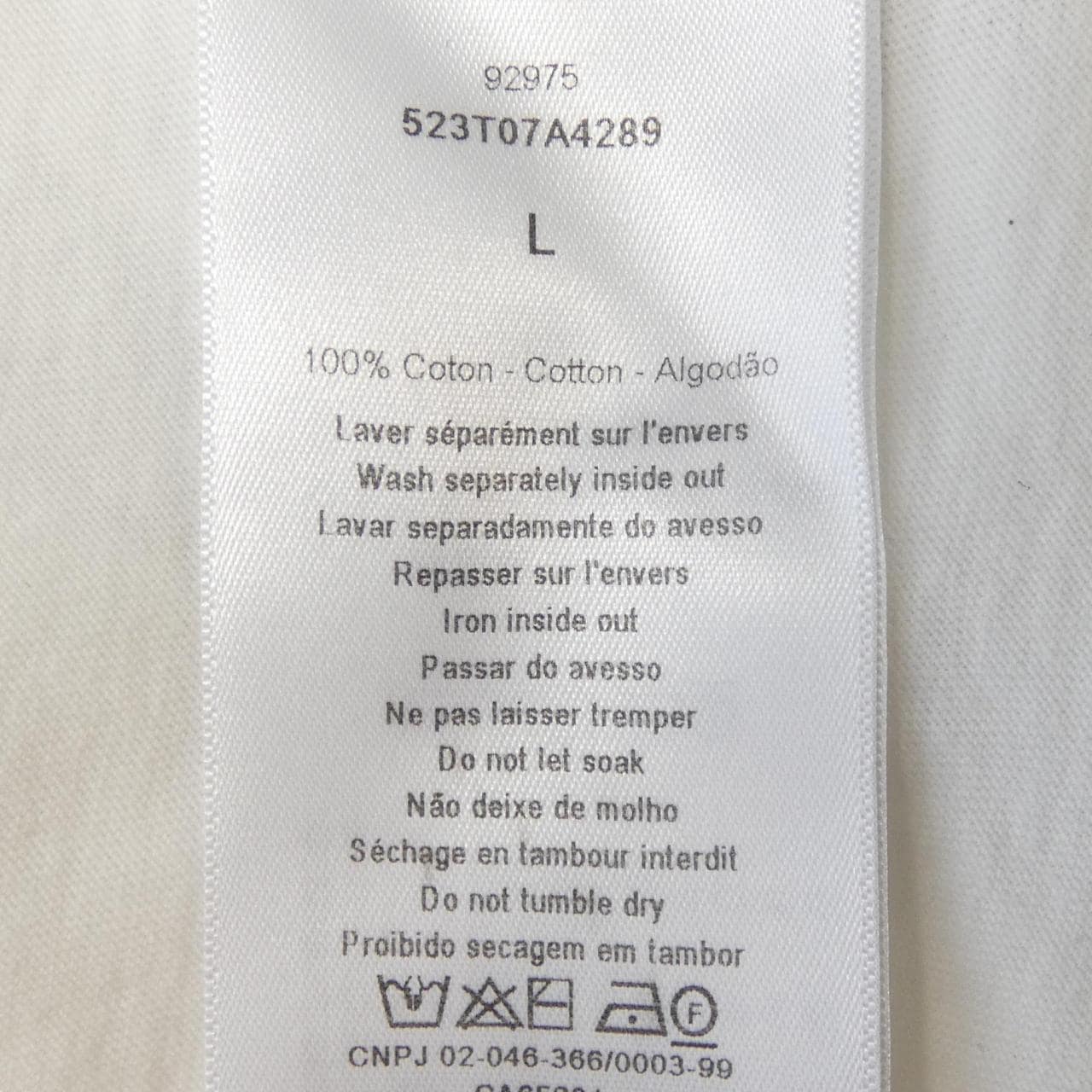 クリスチャンディオール CHRISTIAN DIOR 523T07A4289 Tシャツ