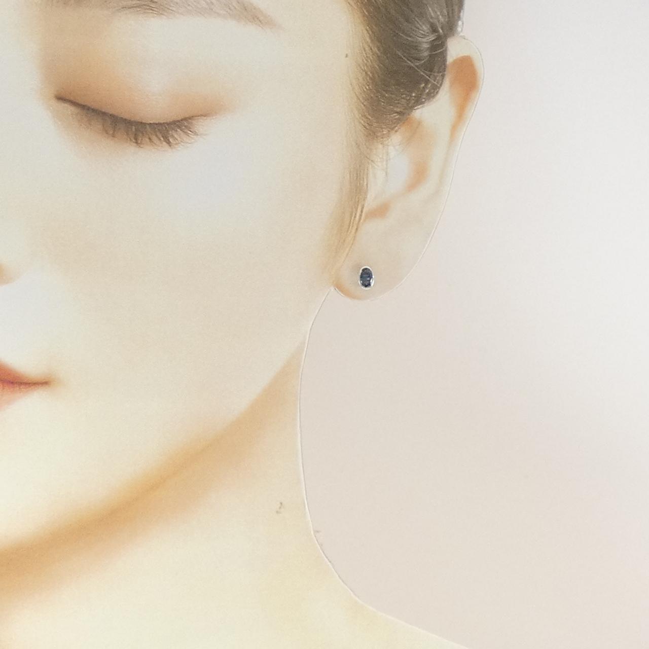 K14WG サファイヤ ピアス
