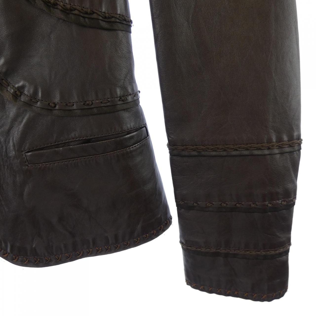 モスキーノチープアンドシック MOSCHINO CHEAP&CHIC RA37026190 レザーライダースジャケット