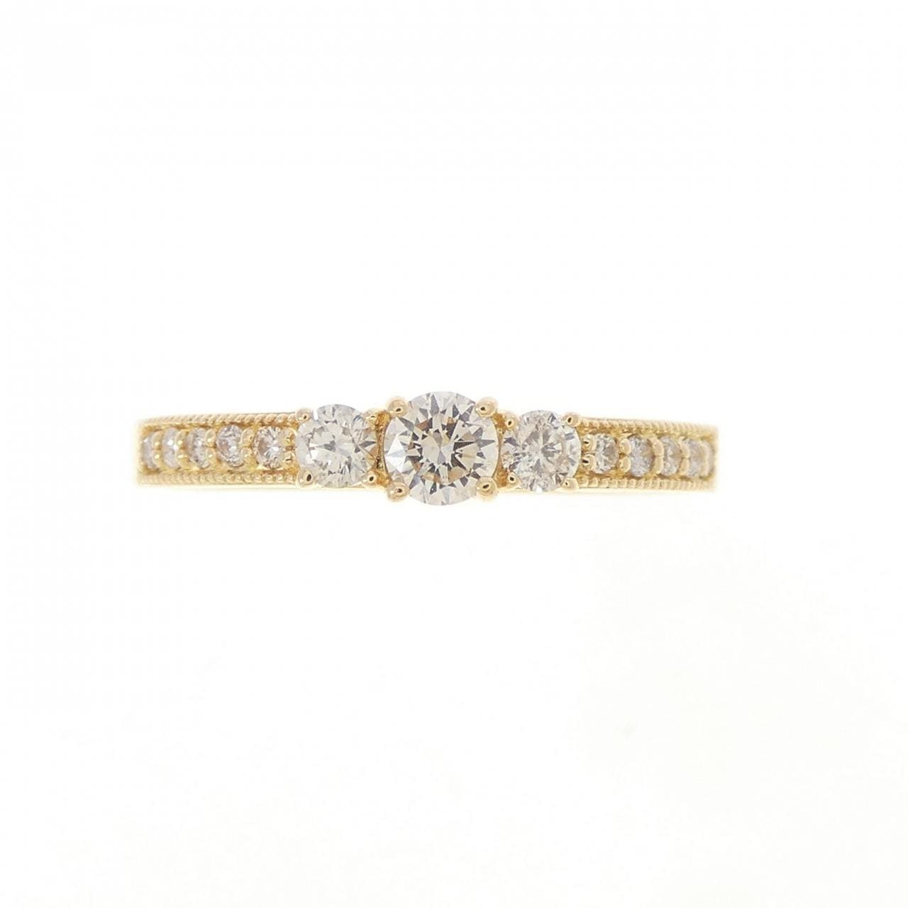 K18YG ダイヤモンド リング 0.30CT