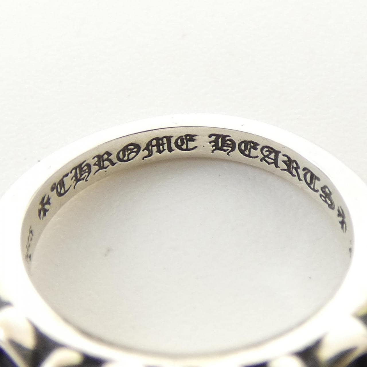 クロムハーツ CHROME HEARTS BABY CLSC FLORAL CRS ベイビークラシックフローラルクロス 207146023SLVXXX001 RING
