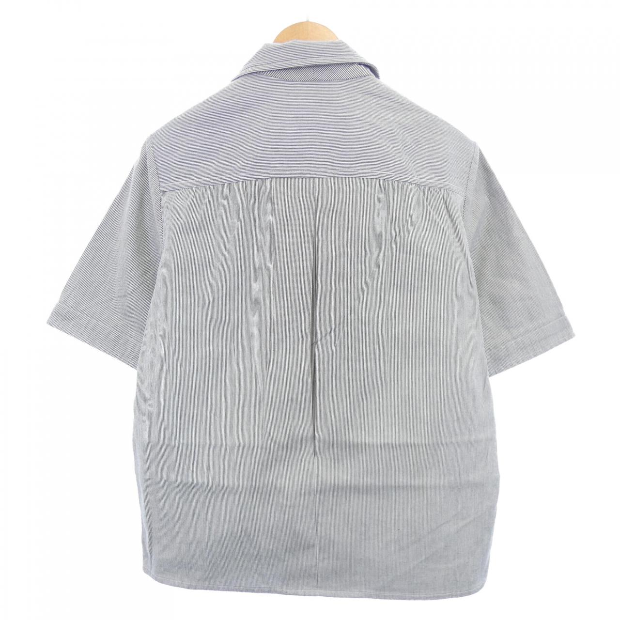 セリーヌ CELINE オープンカラーシアサッカー トリオンフ 2B610191I S／Sシャツ