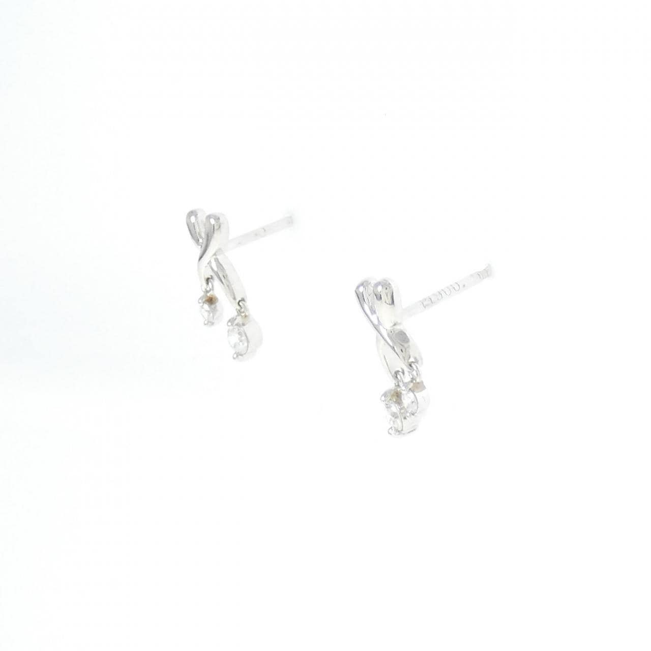 PT ダイヤモンド ピアス 0.13CT