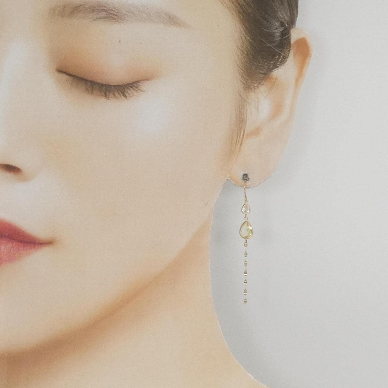 K10YG クオーツ ピアス