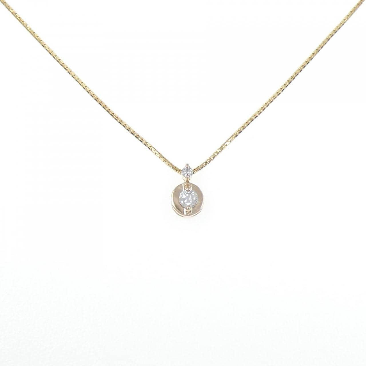 K18PG/K18YG ダイヤモンド ネックレス 0.10CT