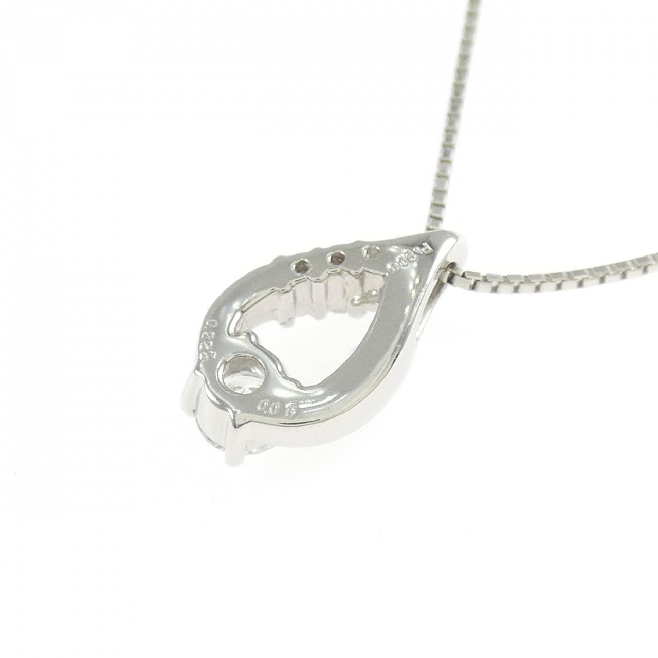 PT900/PT850 ダイヤモンド ネックレス 0.222CT D VS1 Fair