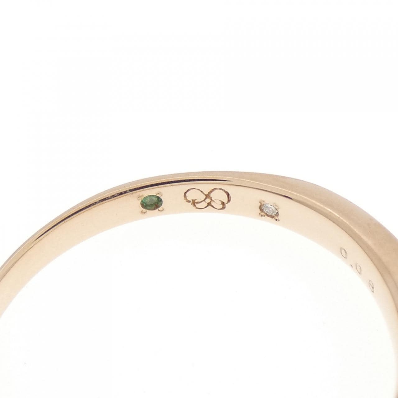 K18PG ダイヤモンド リング 0.08CT