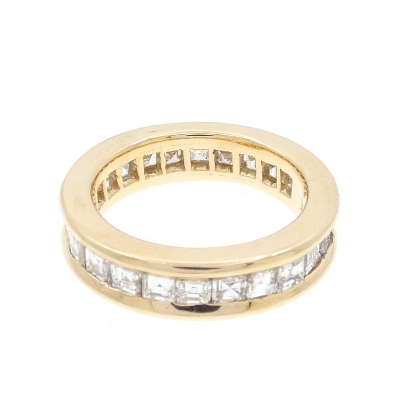 K18YG Full Eternity Diamond Ring 2.12CT