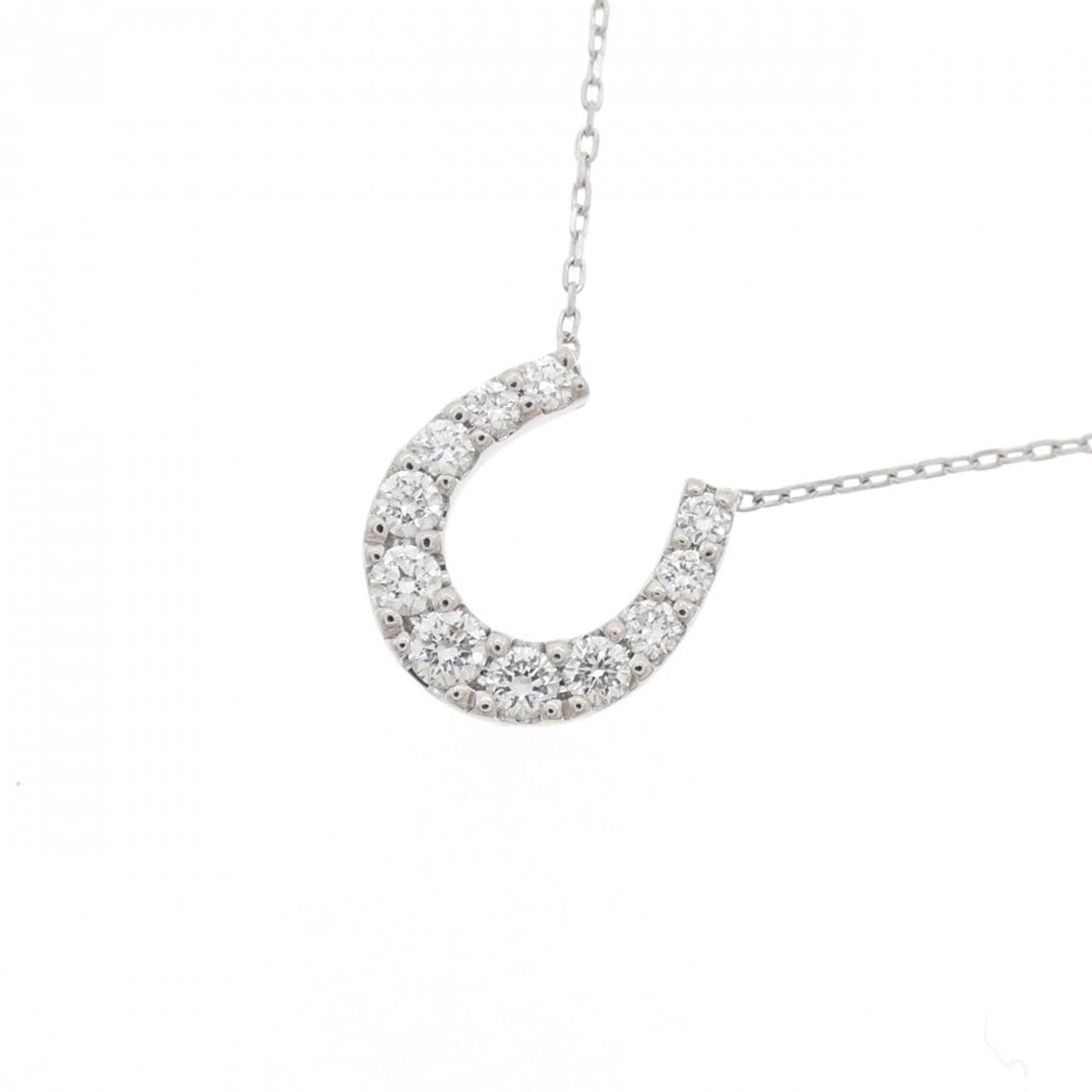 ポンテヴェキオ ホースシュー ダイヤモンド ネックレス 0.20CT