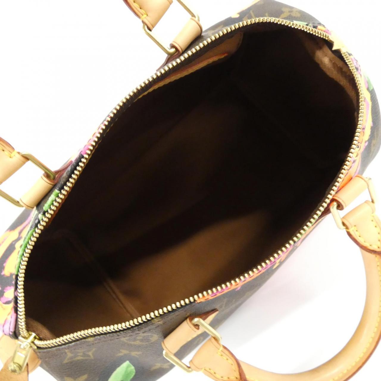 ルイヴィトン モノグラム ローズ(スティーブン スプラウス) スピーディ 30cm M48610 ボストンバッグ