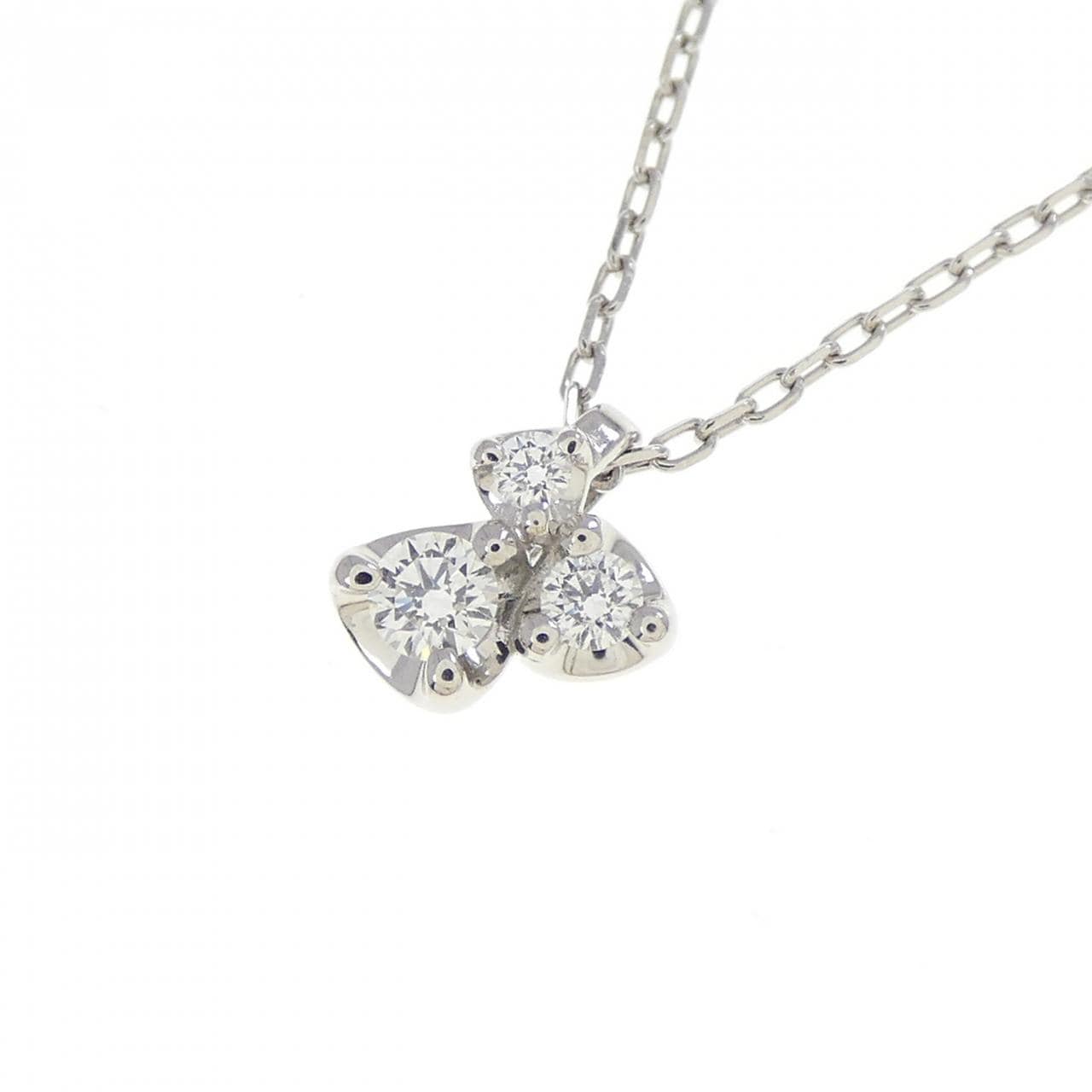 ロイヤル アッシャー ダイヤモンド ネックレス 0.07CT