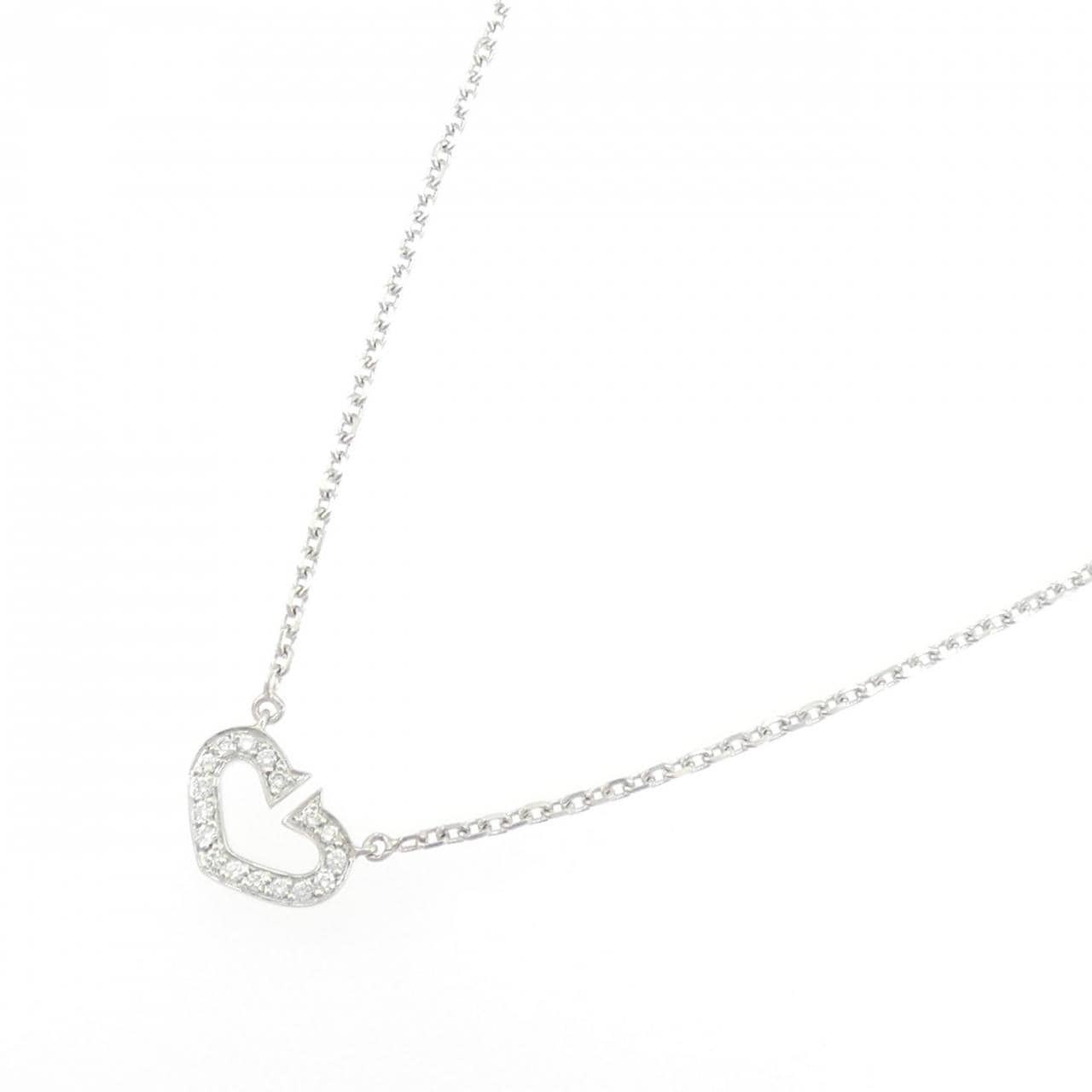 カルティエ Cハート ネックレス