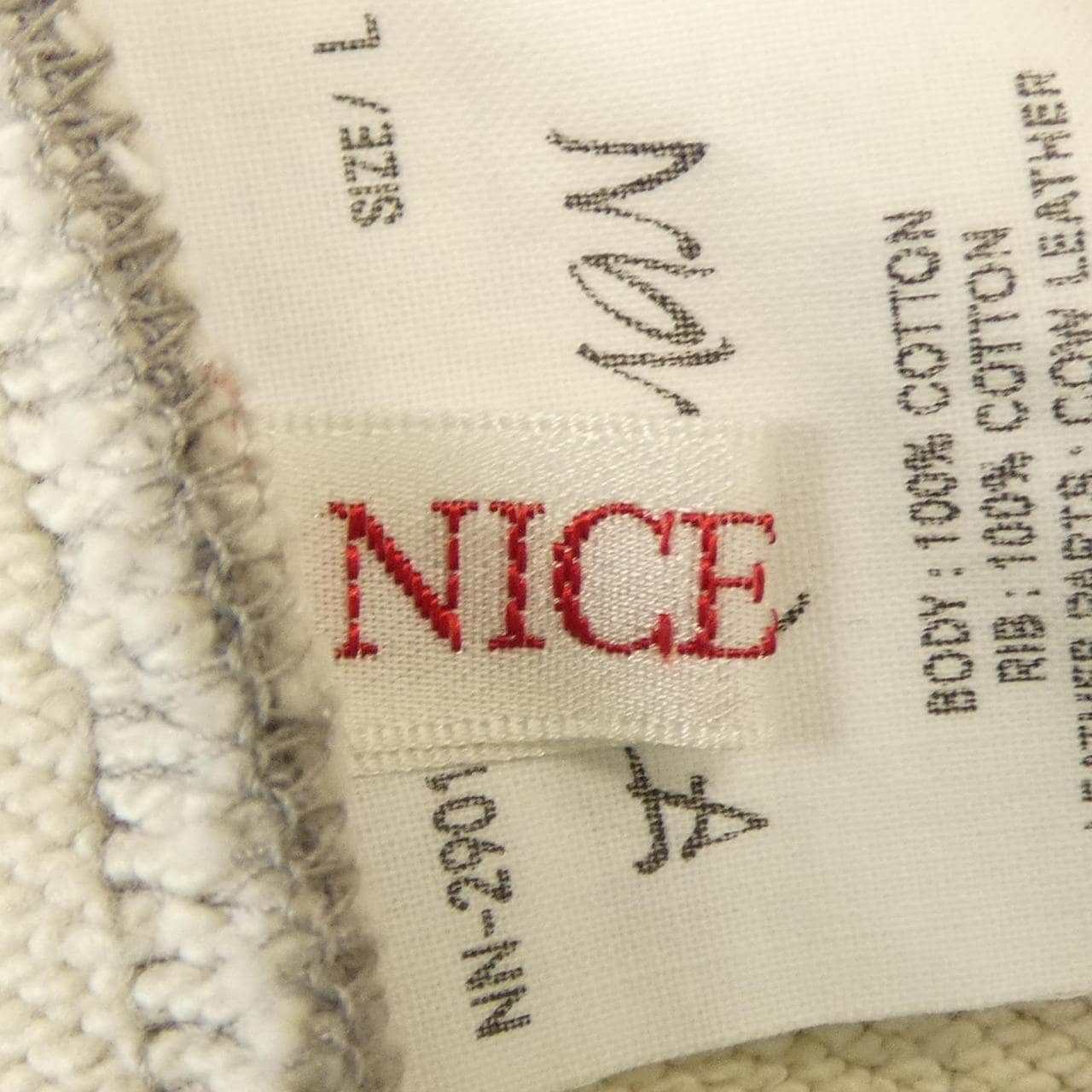 NICENESS NN-2901J15 スウェット