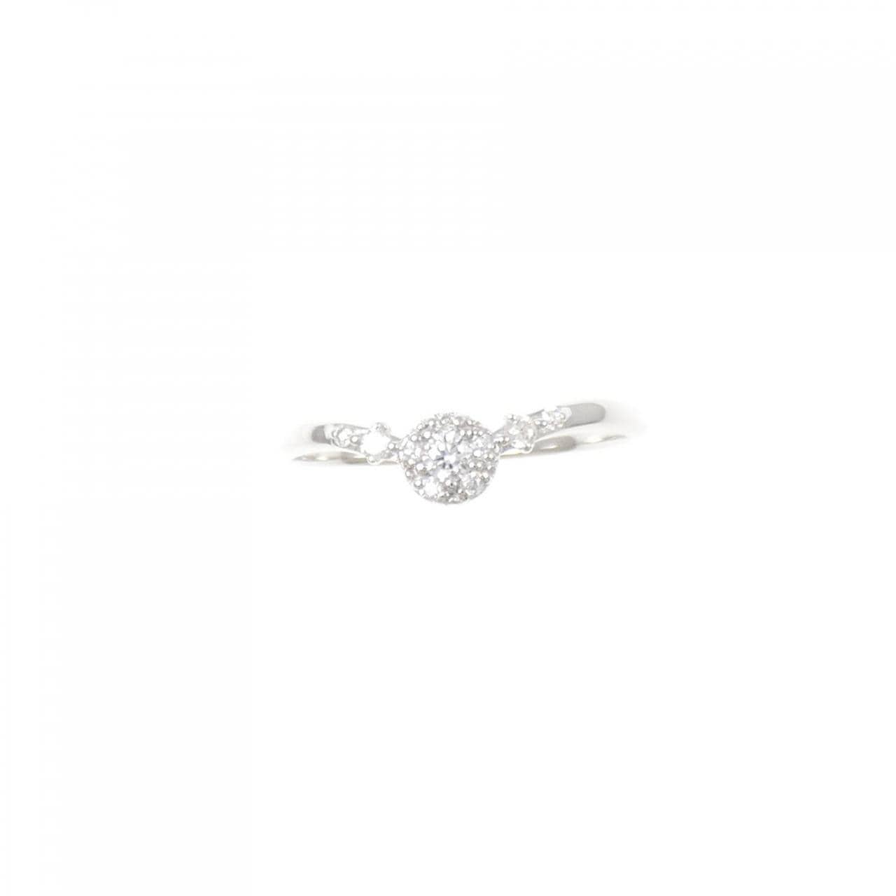 K18WG ダイヤモンド リング 0.10CT