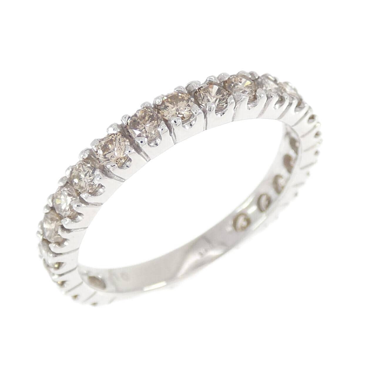 K18WG ダイヤモンド リング 1.0CT