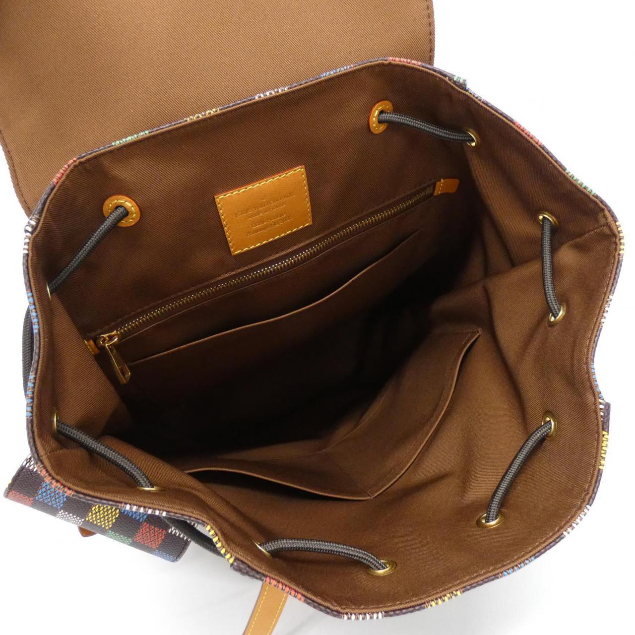 LOUIS VUITTON Damier Ebene (LV Birds) Christopher MM N00163双肩包