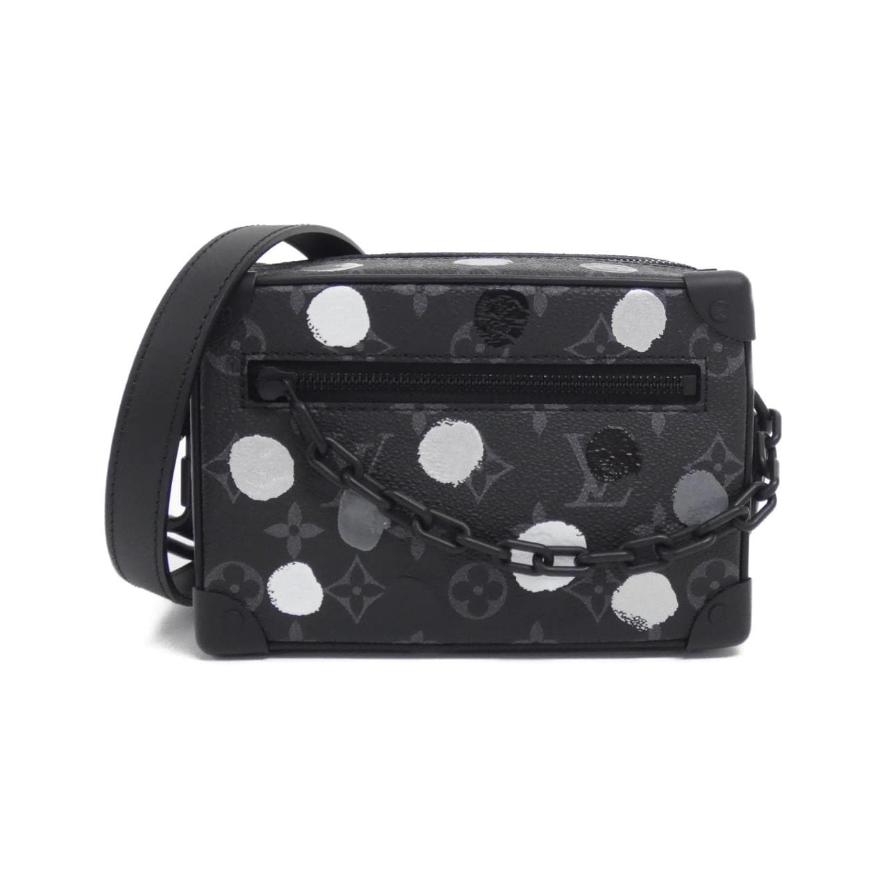LOUIS VUITTON Monogram Eclipse (LV X YK) 迷你 Soft Trunk M81936 肩背包