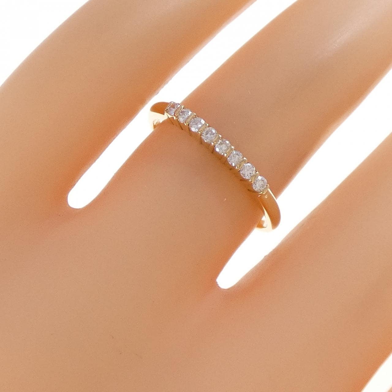 K18YG ダイヤモンド リング 0.14CT