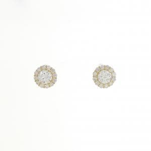【リメイク】K18YG ダイヤモンド ピアス 0.60CT