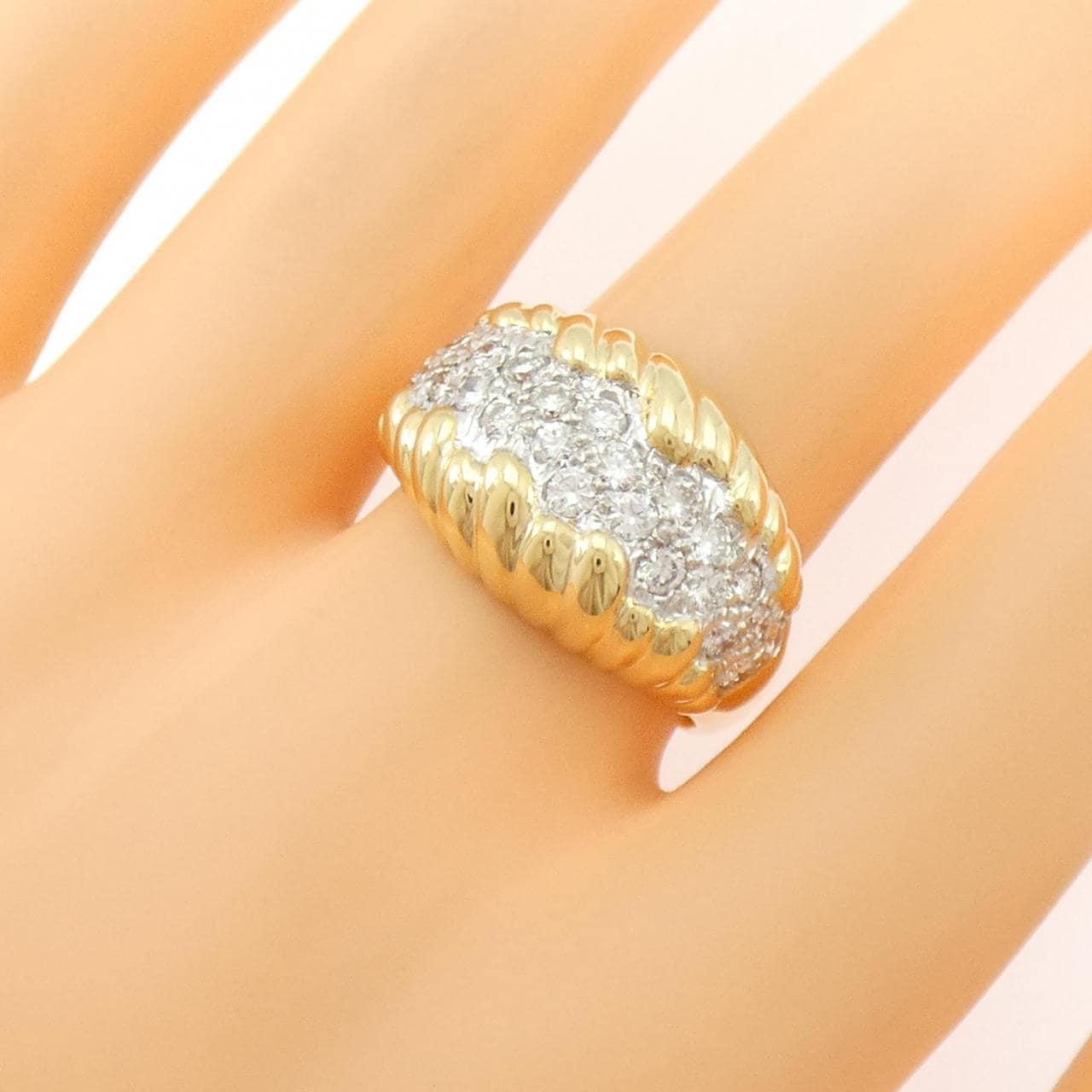 750YG/750WG ダイヤモンド リング