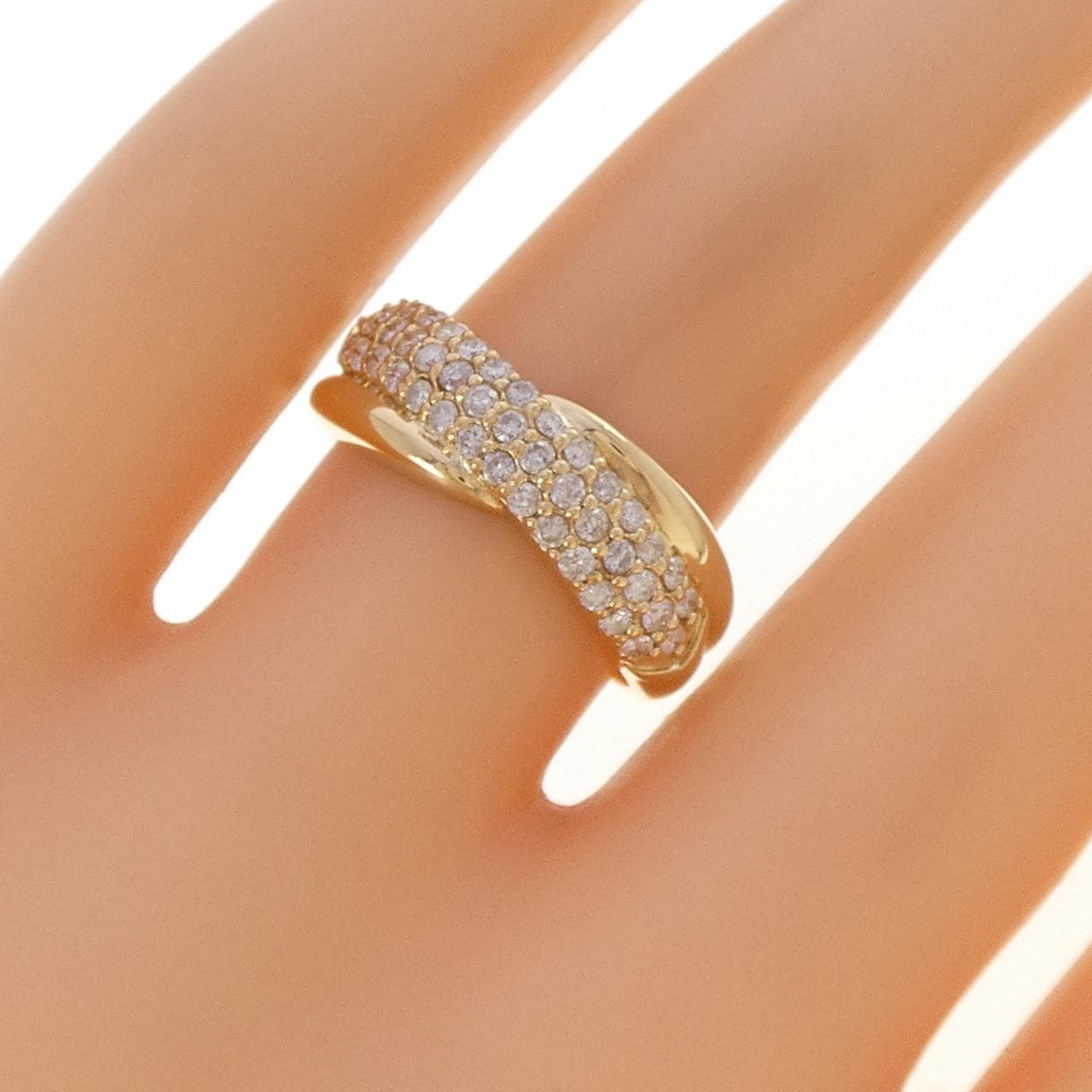 K18YG ダイヤモンド リング 0.50CT