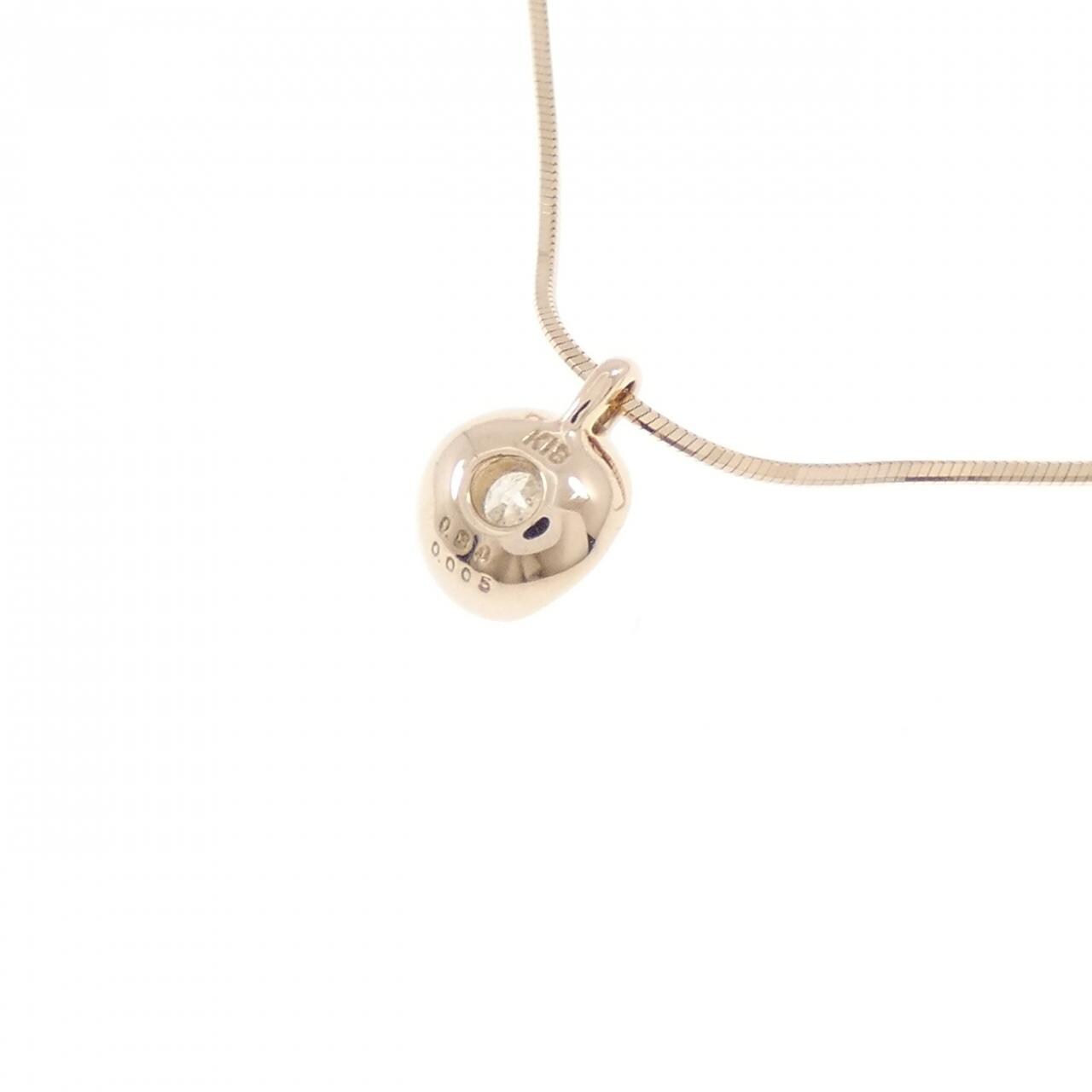 K18PG ダイヤモンド ネックレス 0.30CT