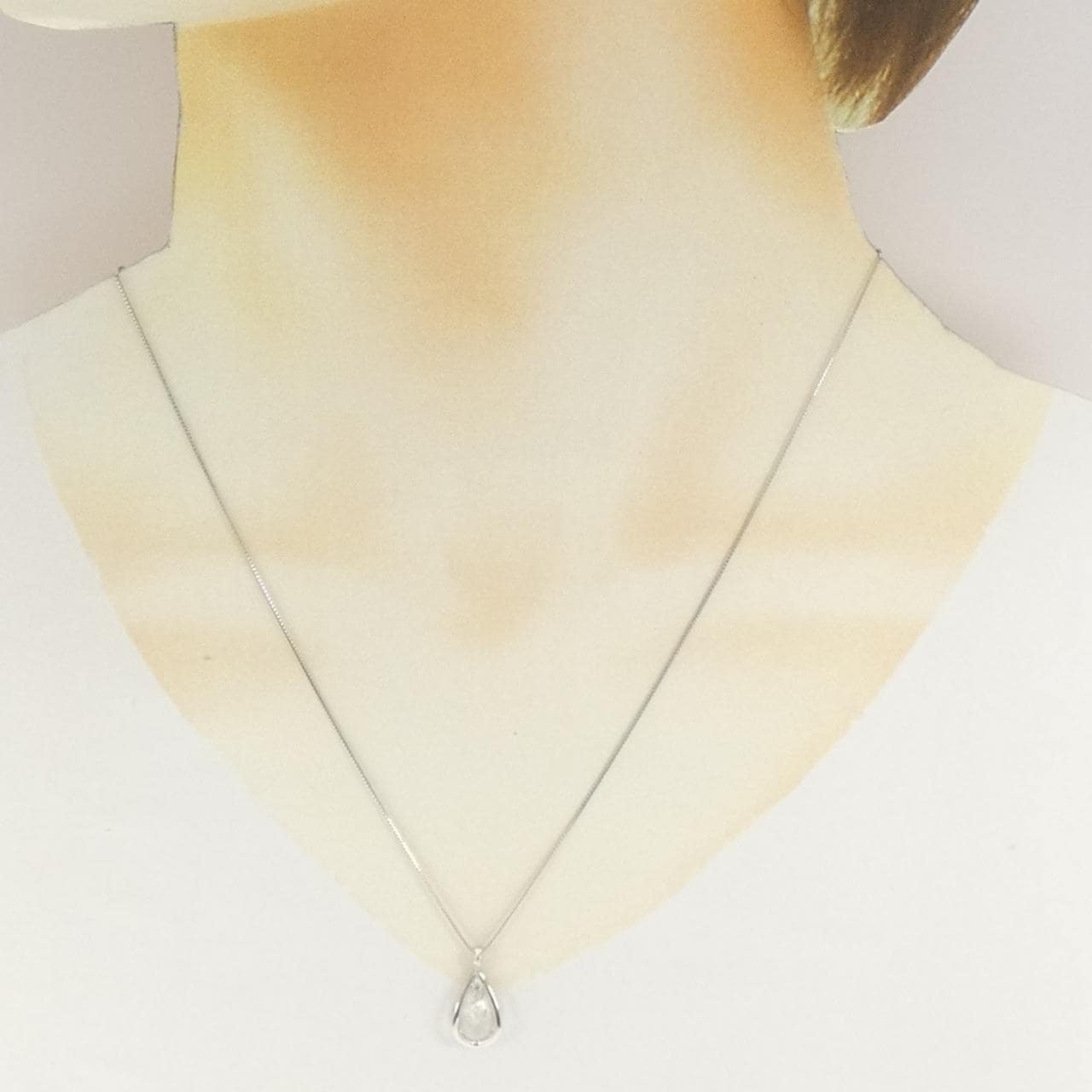 PT900/PT850 ダイヤモンド ネックレス 0.44CT