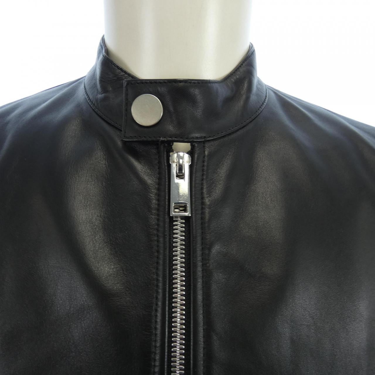 theory theory leather jacket