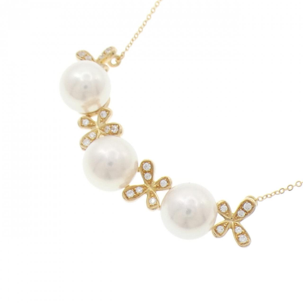 750YG アコヤパール ネックレス