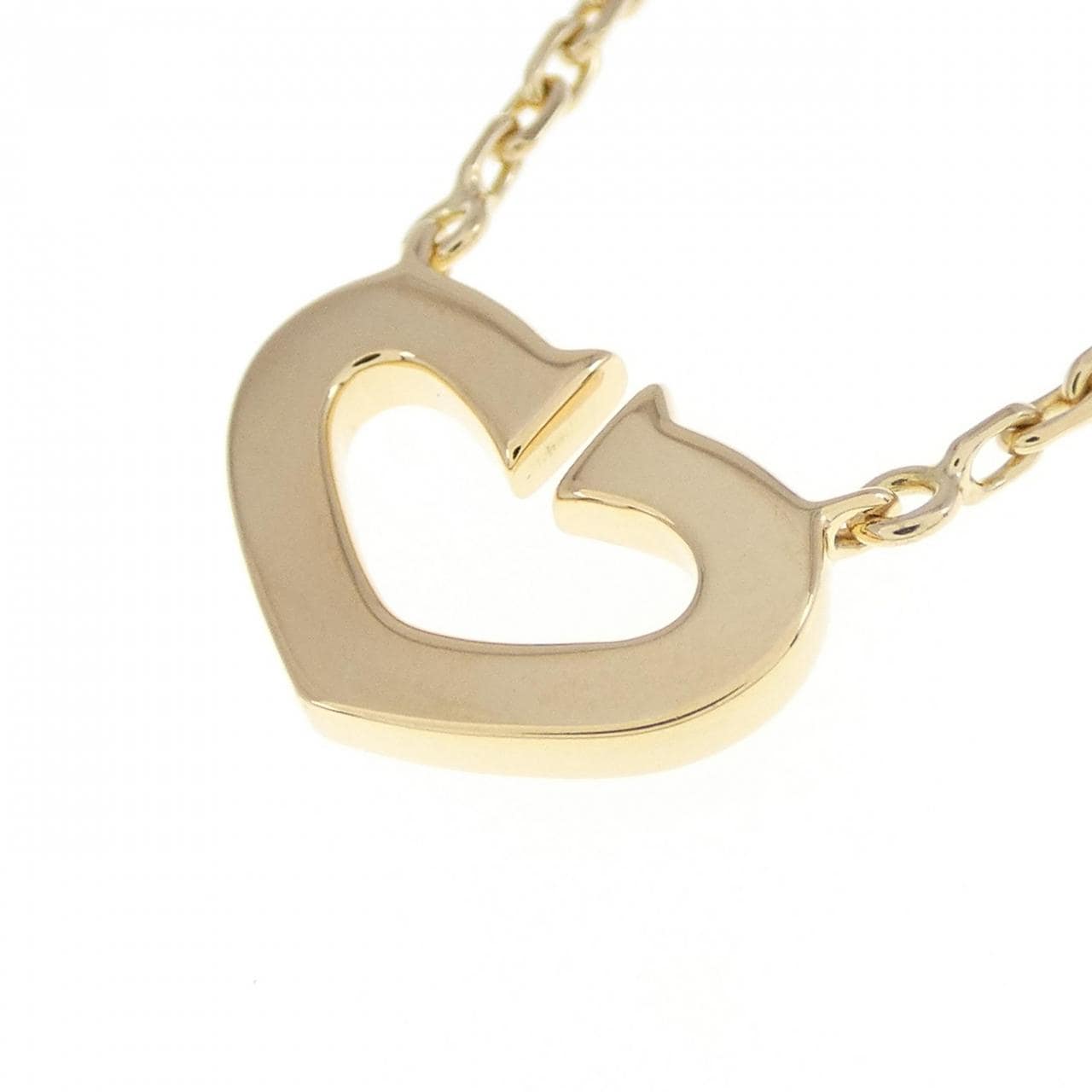 Cartier C heart necklace