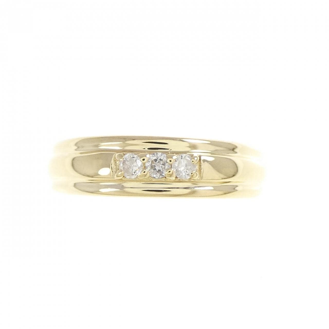 K18YG ダイヤモンド リング 0.10CT