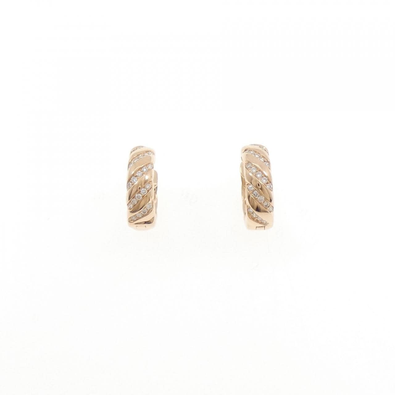K18PG ダイヤモンド ピアス 0.20CT
