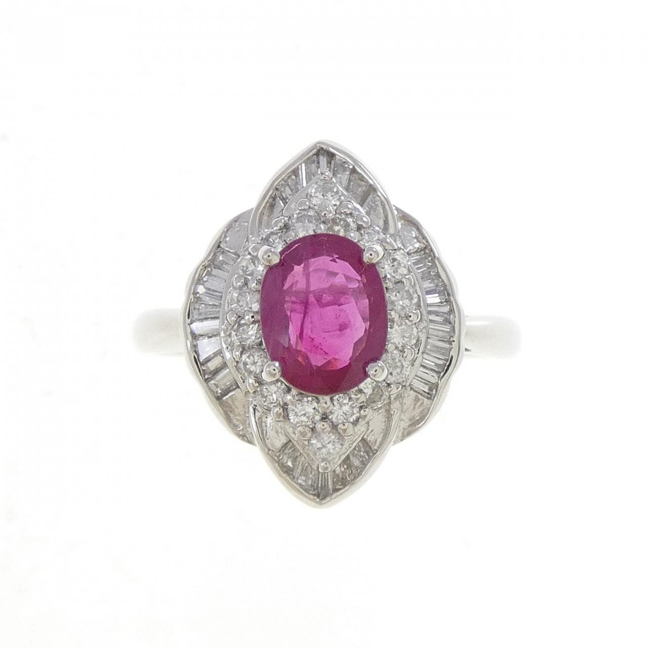 PT900 ルビー リング 1.01CT