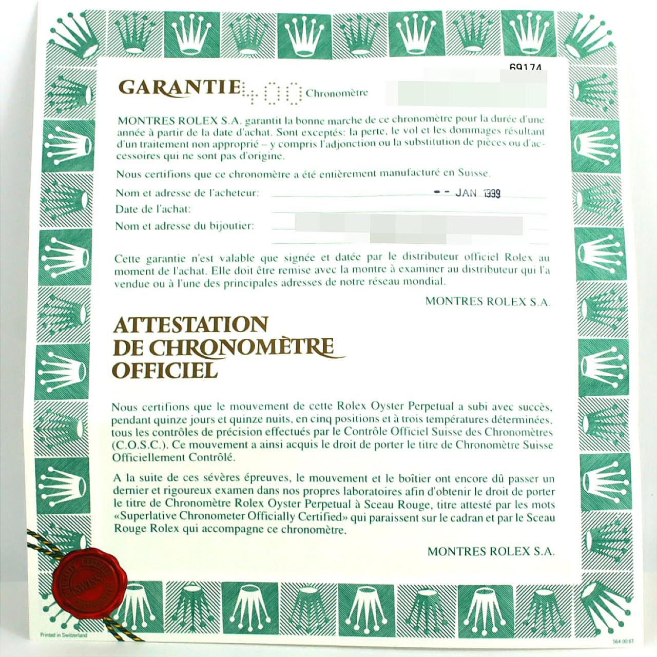 ロレックス デイトジャスト 69174NG SSxWG 自動巻 U番