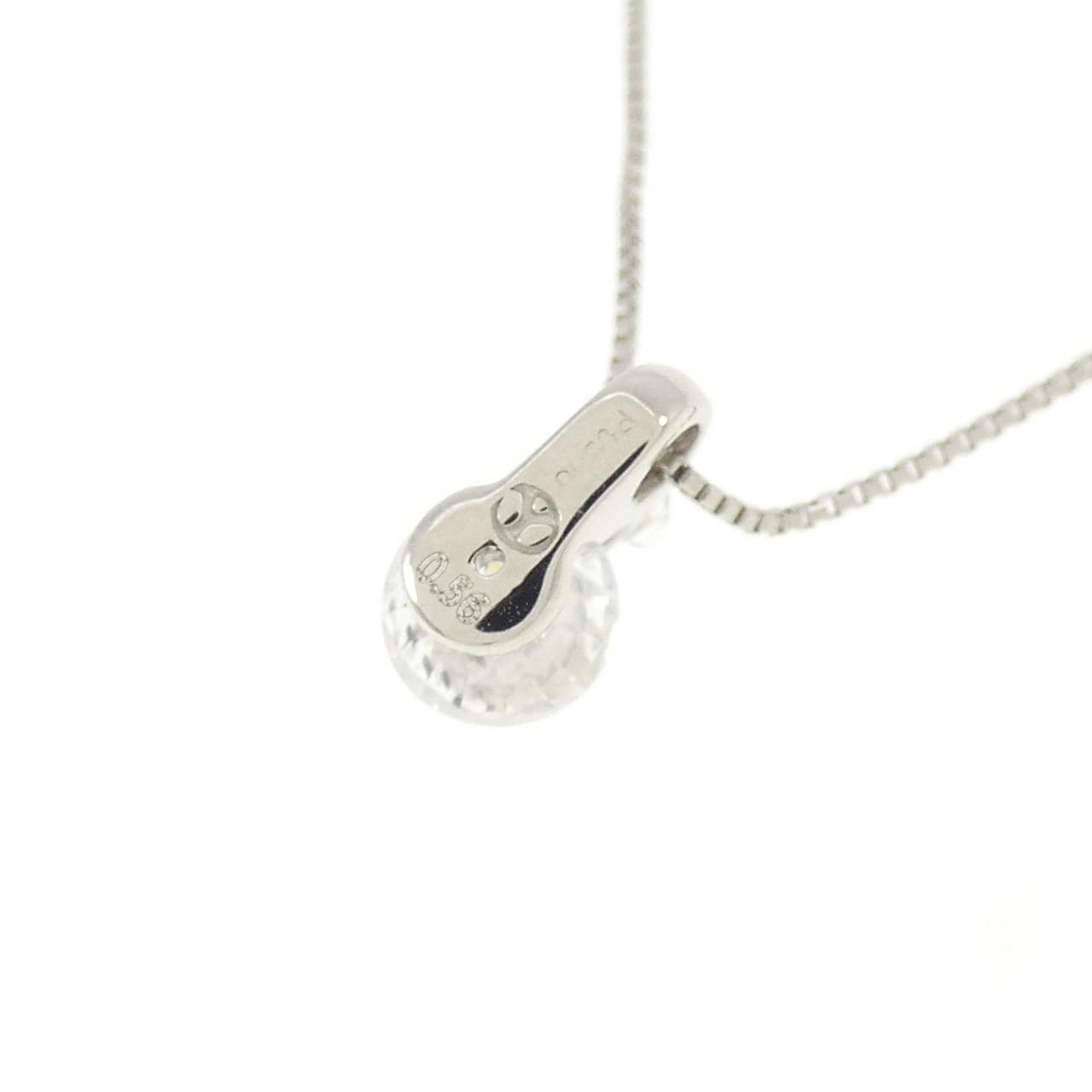 PT ソリティア ダイヤモンド ネックレス 0.56CT