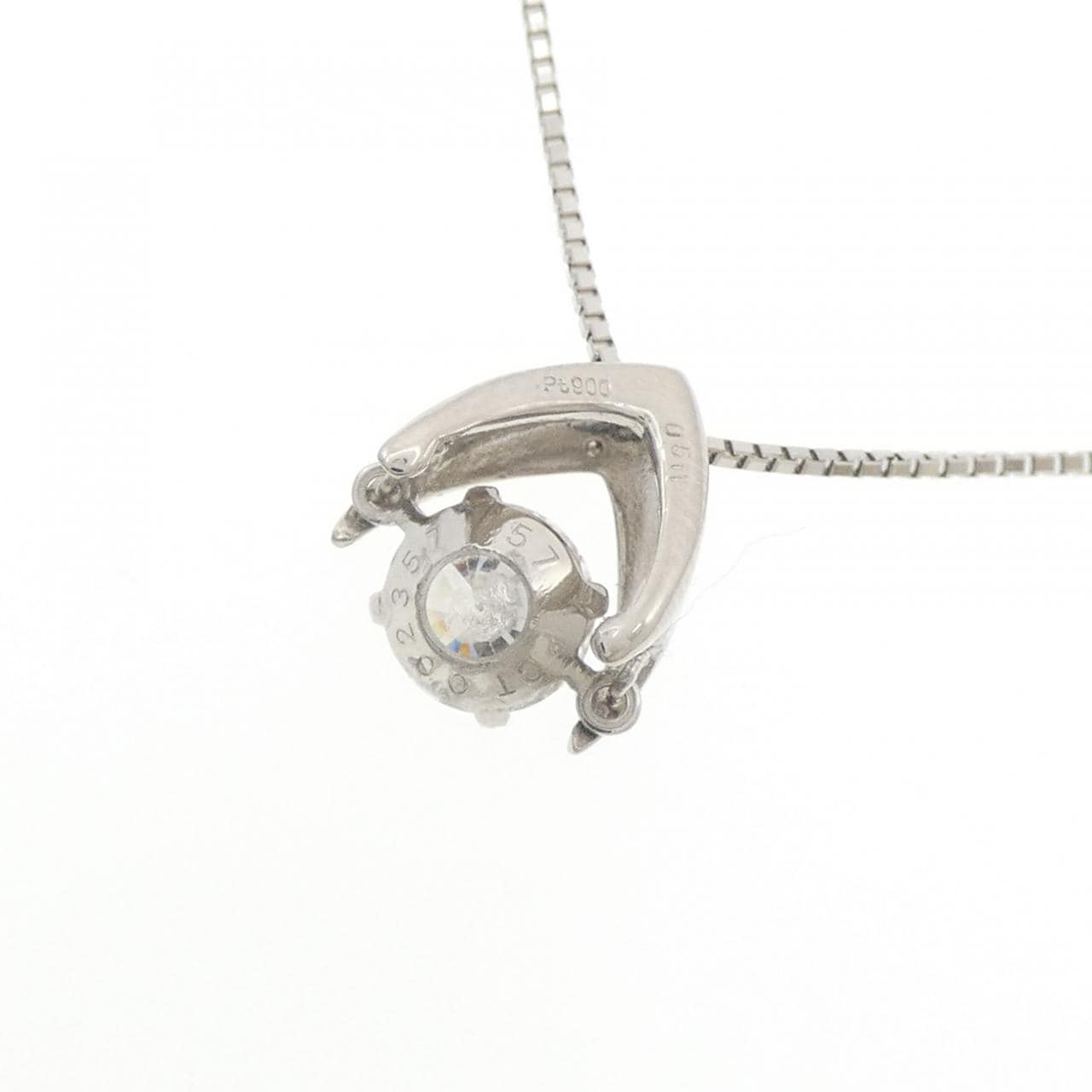 PT900/PT850 ダイヤモンド ネックレス 0.511CT E VS2 Good