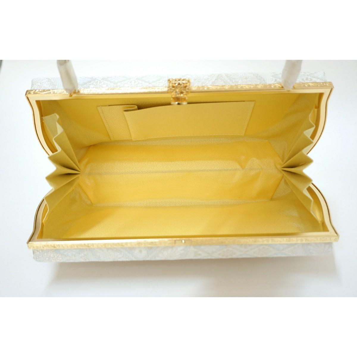 【新品】草履バッグセット　白梅　Ｌサイズ