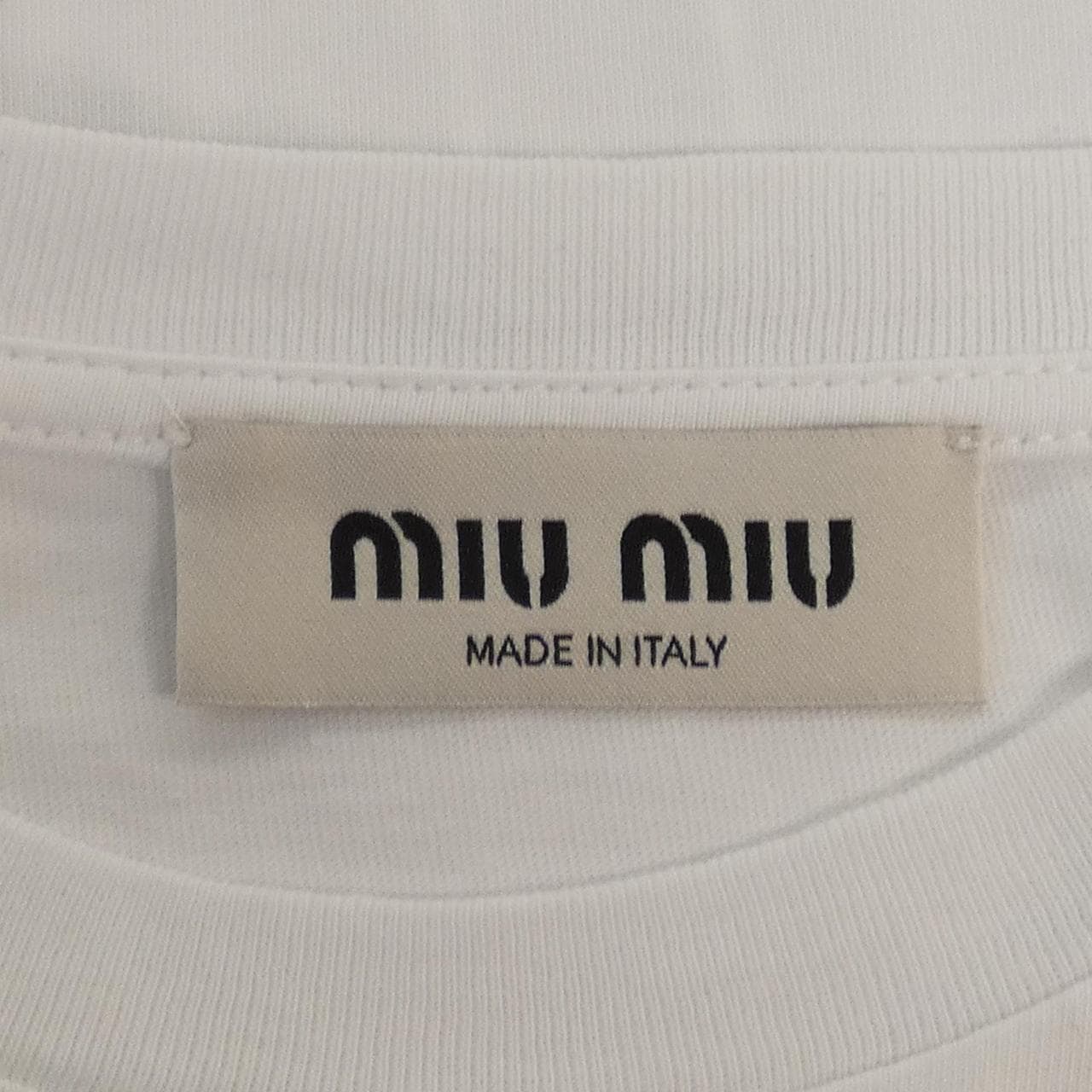 ミュウミュウ MIU MIU MJN381 11EB Tシャツ