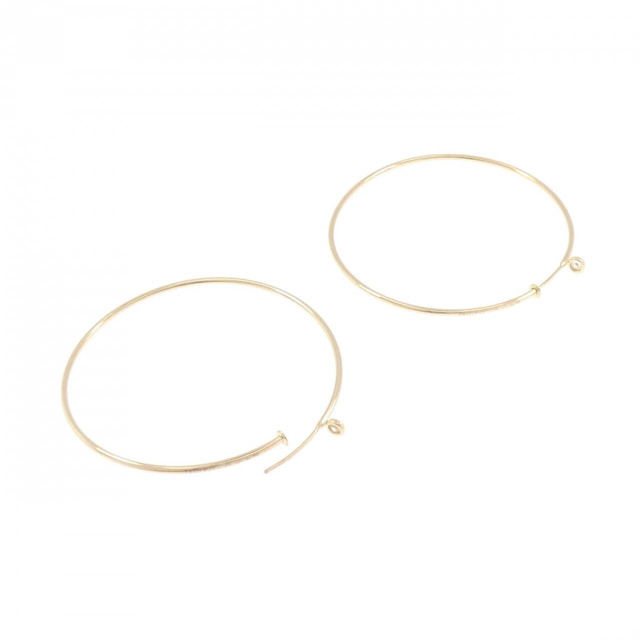 ティファニー ダイヤモンド フープ ピアス