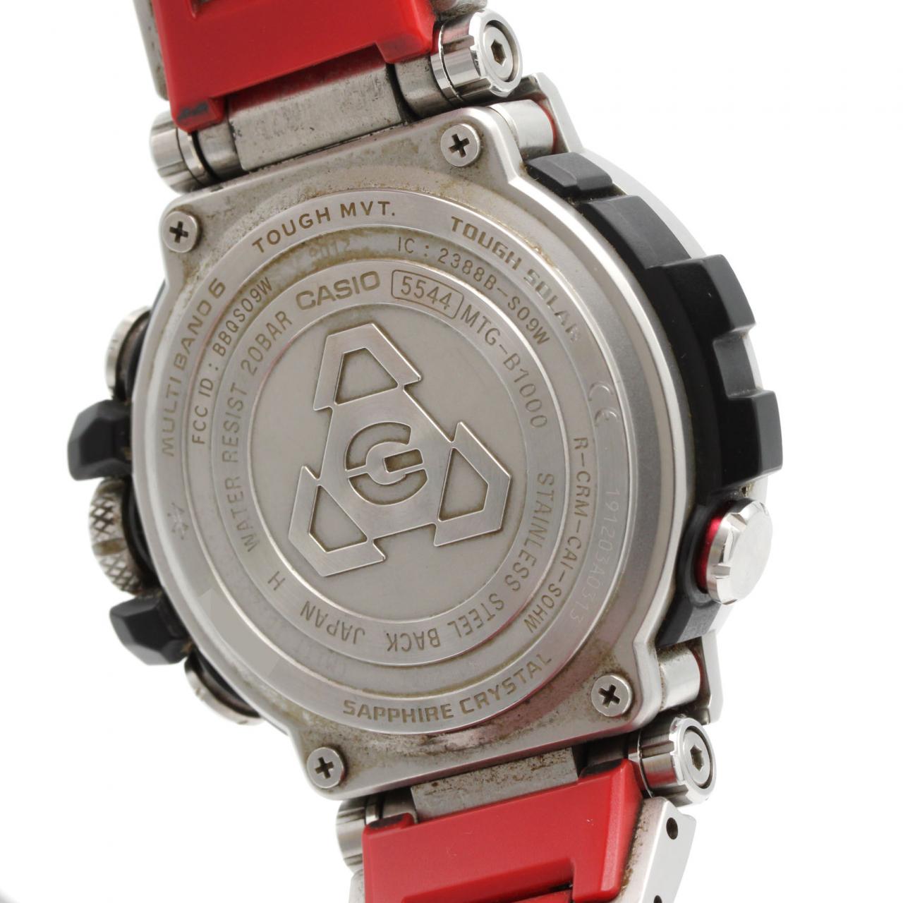 カシオ G-SHOCK･MT-G 電波時計 MTG-B1000D-1AJF その他 ソーラークォーツ