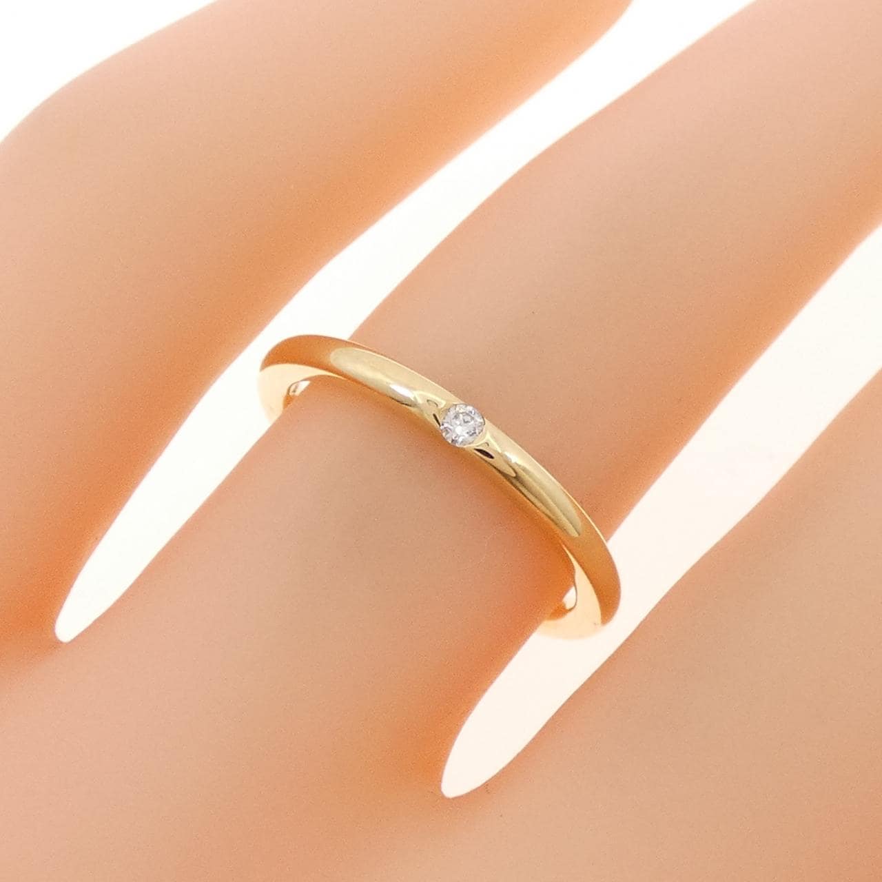 750YG ダイヤモンド リング 0.01CT