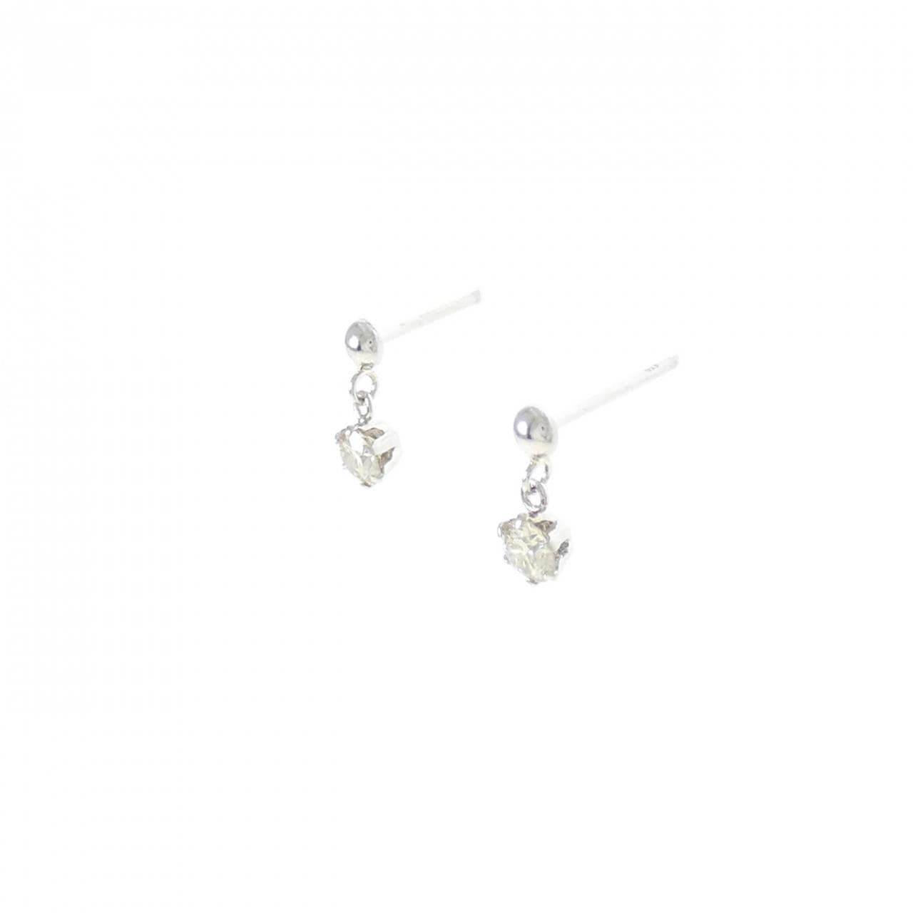 PT ダイヤモンド ピアス 0.30CT