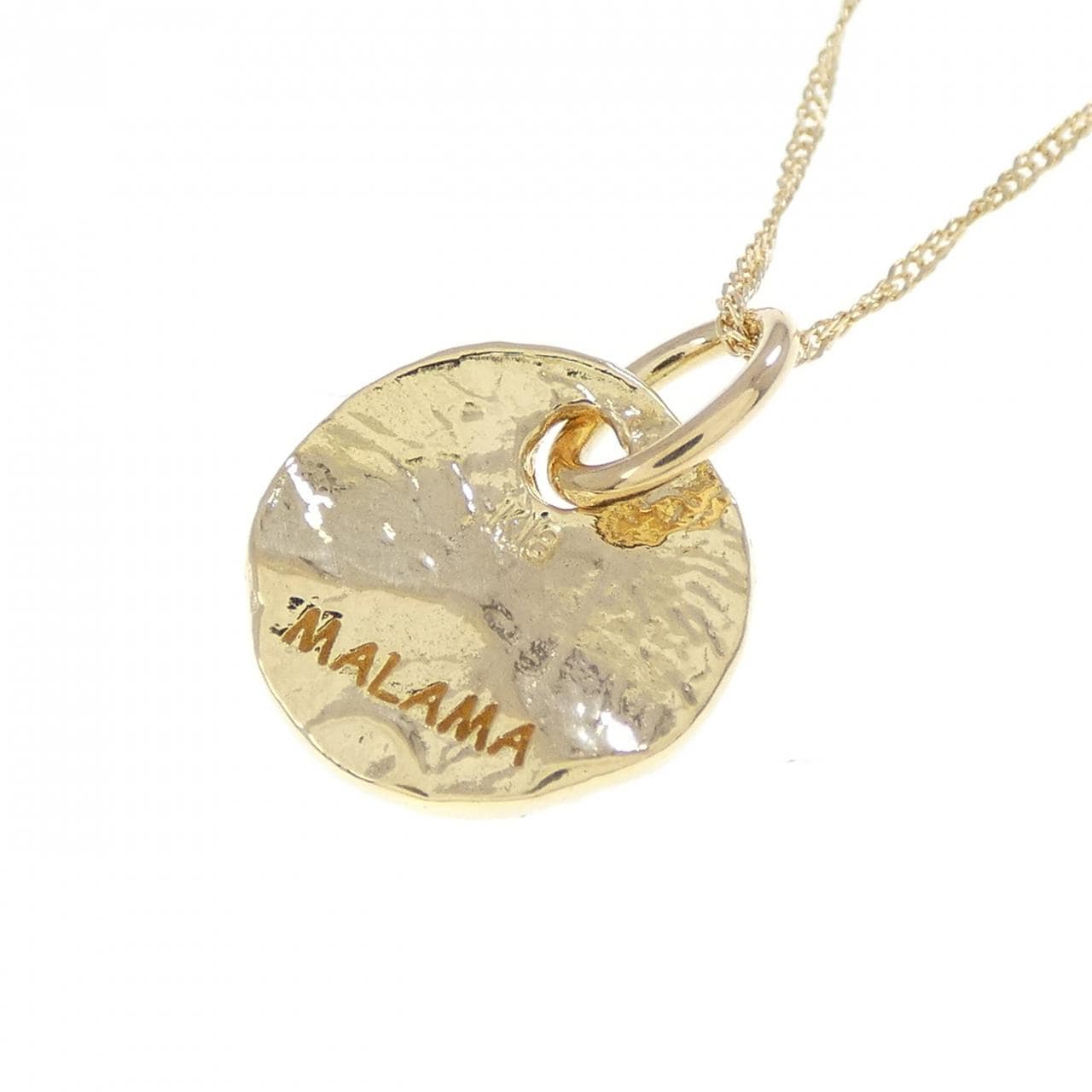 K18YG イニシャルA ネックレス