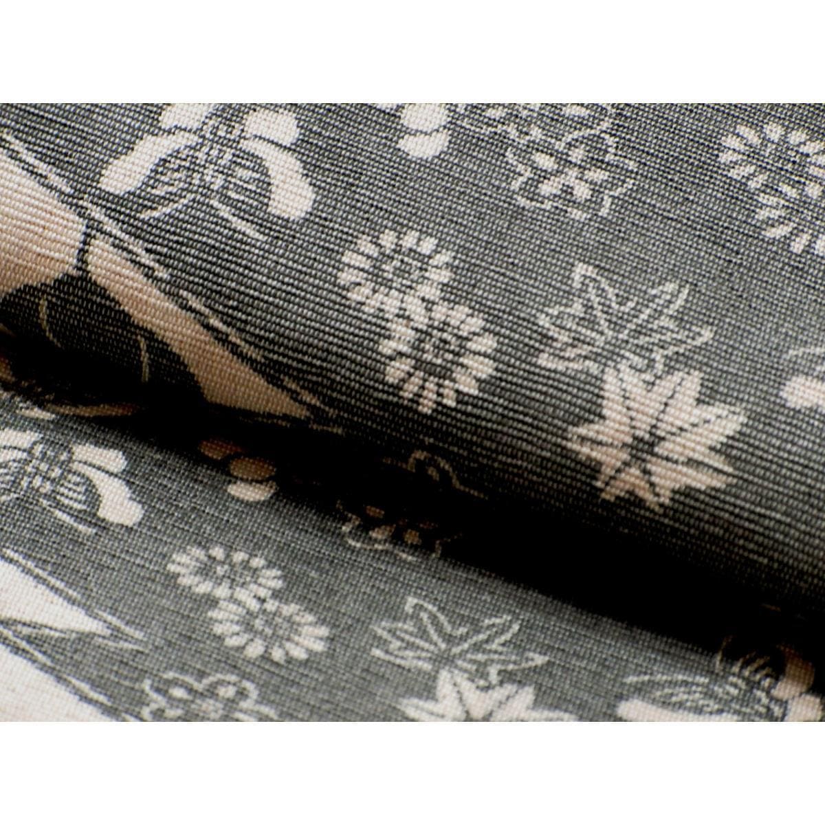 名古屋帯　染紬　全通柄