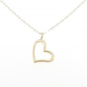 K18YG ハート ネックレス