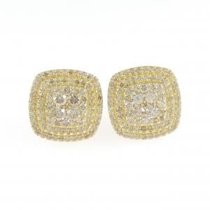K18YG ダイヤモンド ピアス 2.00CT