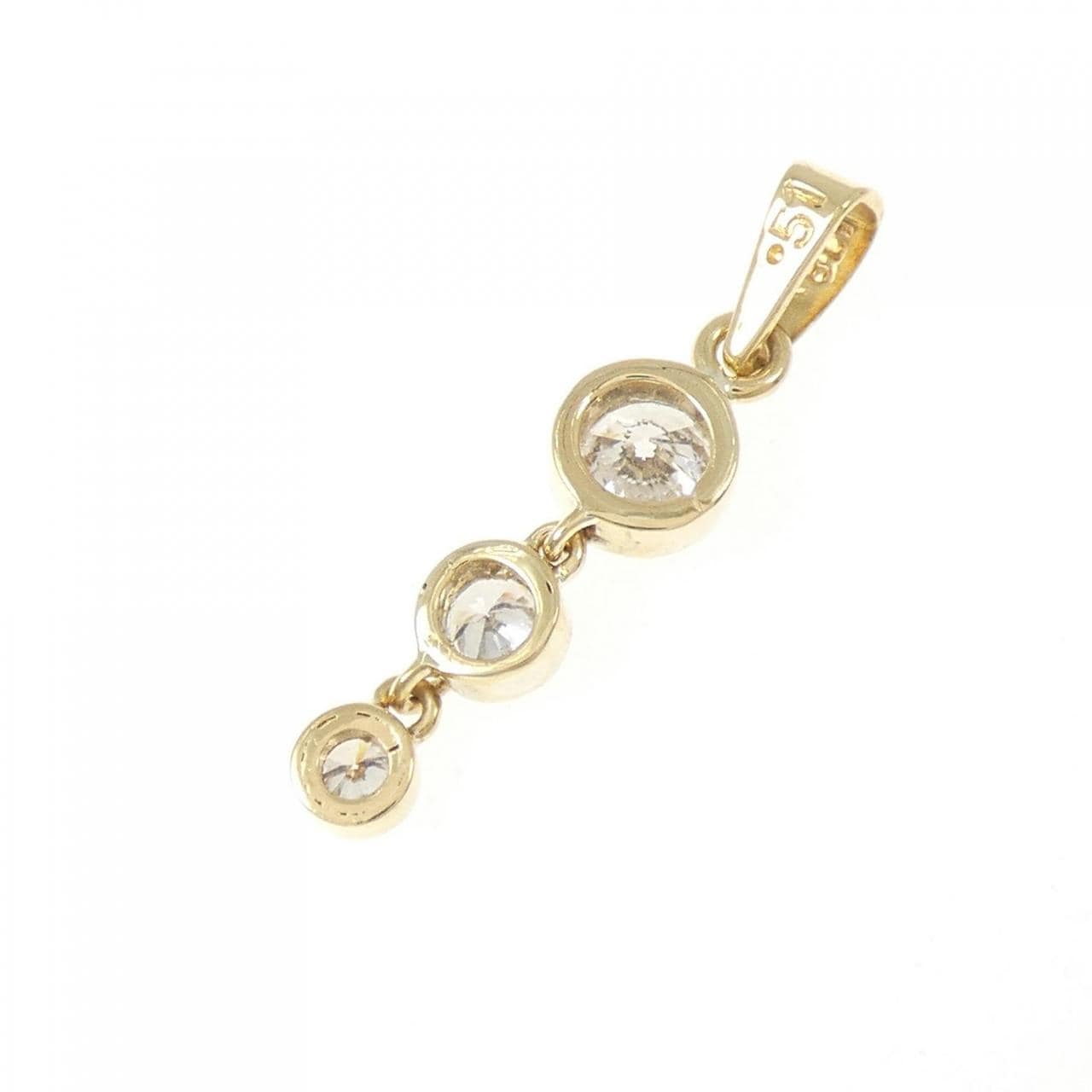 18K Yellow Diamond Pendant 0.51CT