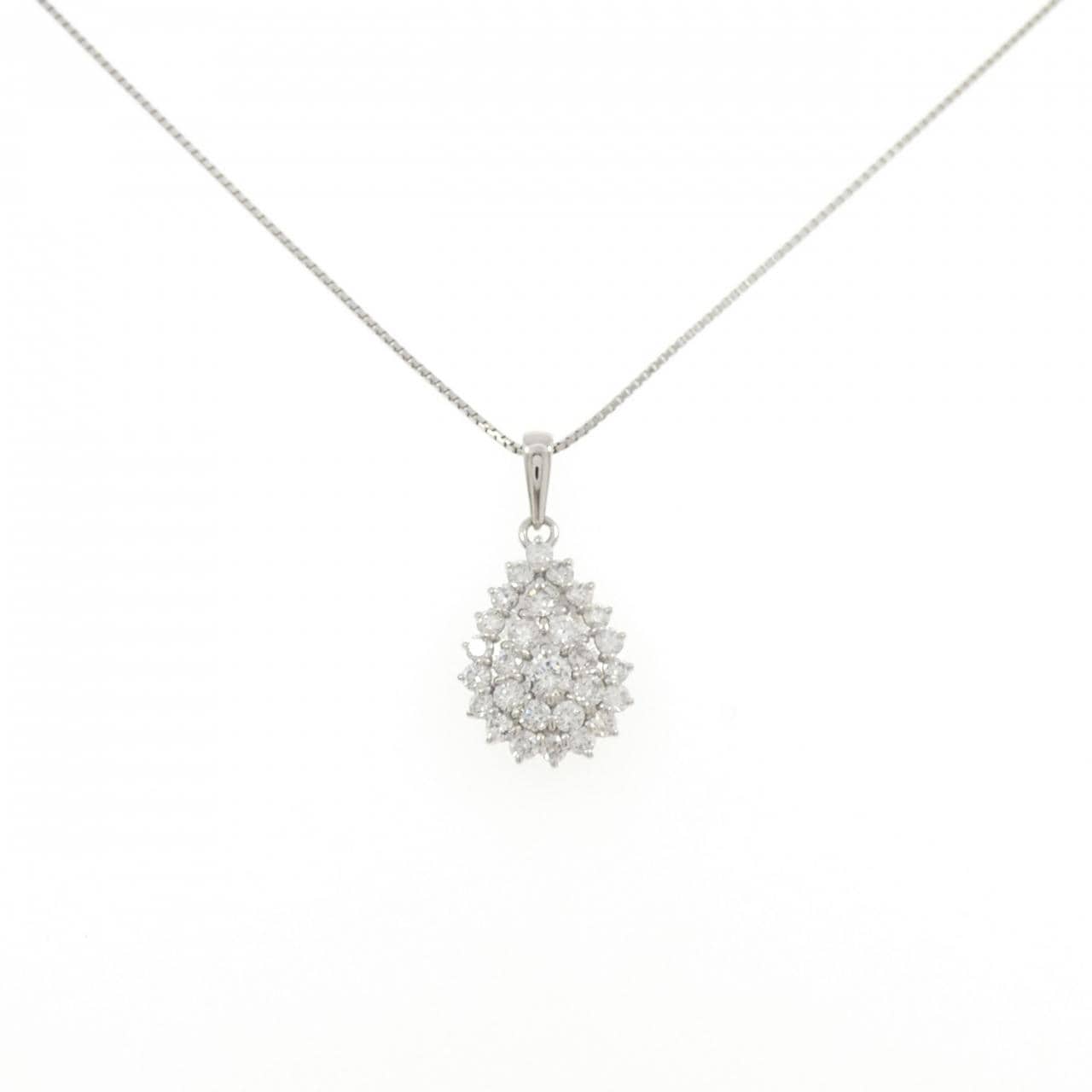 PT900/PT850 ダイヤモンド ネックレス 1.05CT