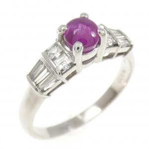 PT900 スタールビー リング 0.86CT